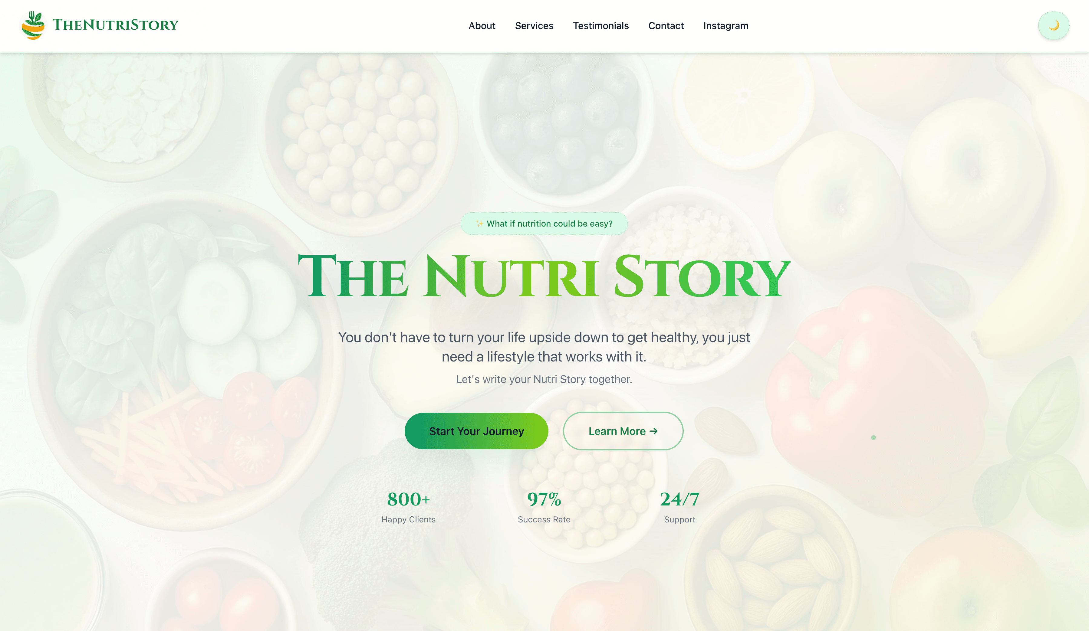 TheNutriStory Website